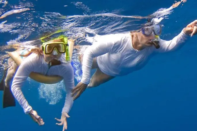 Couple Enjoying Scuba Diving