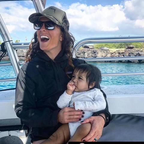 Happy Mother & Son On Our Private Charter