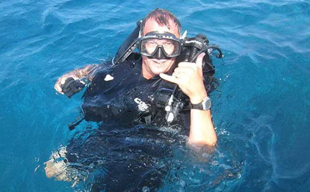 Man Going For Scuba Diving